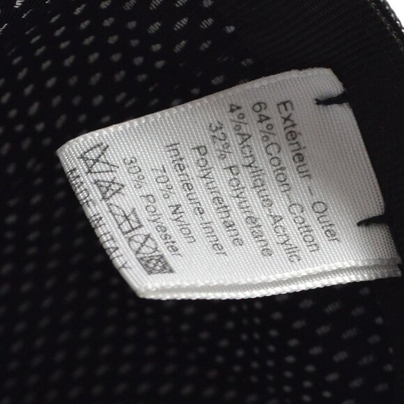 Chanel Sport Line Cap Hat Black #M Small Good - Picture 6 of 12